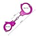 SYOSIN Toy Metal Handcuffs with Keys Police Role Play Party Supplies Cosplay Costume Accessory Pretend Play Hand Cuffs for Kids (Pink)