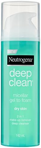 neutrogena deep clean micellar gel to foam