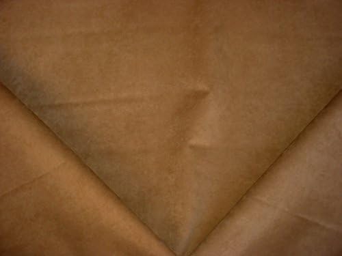 American Silks Sensuede Toffee - Designer Faux Suede Leatherette Microfiber Upholstery Drapery Fabric - By the Yard