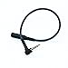KetDirect 100cm(3.2ft) Right Angle 4 Pole 3.5mm 1/8 inch Male to 4 Pole 3.5mm 1/8 inch Female Stereo Audio Headphone Earphone Extension Cable Adapter Cord Tangle-Free Braided Wire