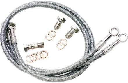 DUCATI 2009-2010 MONSTER 1100 / S / EVO / DIESEL GALFER BRAIDED STAINLESS STEEL FRONT BRAKE LINE KIT