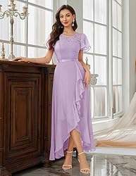 BeryLove Prom Dresses for Women Wedding Guest