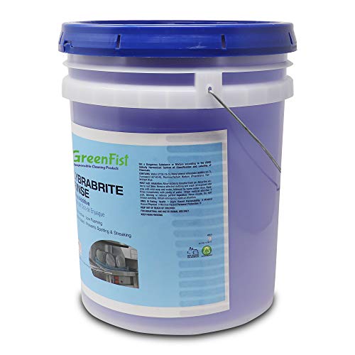Lybrabrite Commercial Dishwasher Rinse Additive Aid & Agent [Ready-to-Use] for Industrial Machines, 5 Gallon Pail - Thumbnail 2