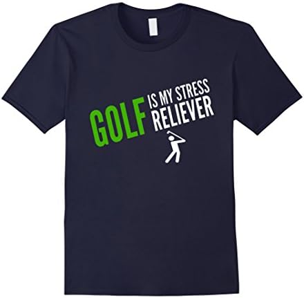 Men's Golf Is My Stress Reliever T-Shirt Large Navy
