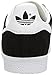 Adidas Originals Men's Gazelle Lace-up Sneaker,Black/White/Gold Met.,8 M US