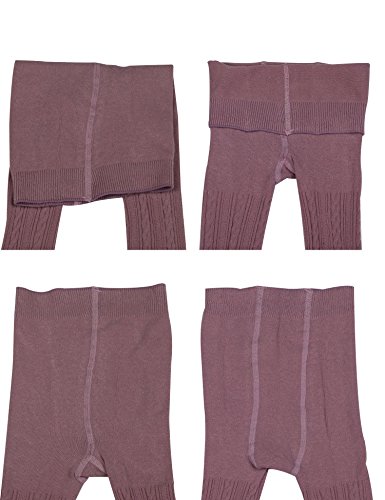 Baby Toddler Girls Tights 3 Pack Knit Cotton Dance Leggings Pants for Infant Girl Stockings (style E thin twist, 2-4 year)