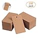 SBYURE Earring Cards 200 Pack Earring Display Cards Earring Card Holder Blank Kraft Paper Tags for Ear Studs,Earrings,and Jewelry Display,Kraft Color, 3.5x2 Inch