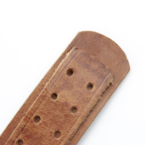 German WWII Wehrmacht Black Leather Equipment Belt- Size 44-48 (112-122cm)