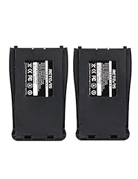 Retevis Li-Ion batería 1500 mAh para Baofeng 777S/888S/666S Retevis H777 2 Way Radio (2 unidades)