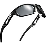 OMorc Polarized Sports Sunglasses, Solar Shield Wayfarer Goggles, UV400 Protection with TR90 Frame