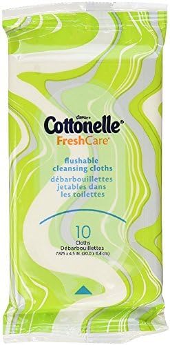 Cottonelle Fresh Care Flushable Moist Wipes Travel Pack, 10 Count by Kleenex Cottonelle
