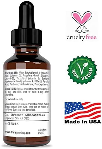 l ascorbic acid face serum