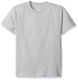 Champion Boys Big Boys' Short Sleeve Jersey Tee, Light Steel, Small