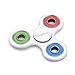 Tri-Spinner Fidget Toy 3D Printing Ceramic with Premium Quality EDC Focus Toy for Kids & Adults (New White)