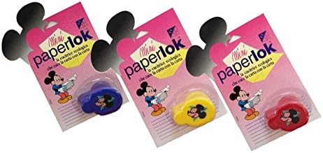 MICKEY MOUSE STAPLESS STAPLER CHILDRENS' KIDS' DISNEY STAPLER ENVIRONMENT FRIENDLY PAPERLOK