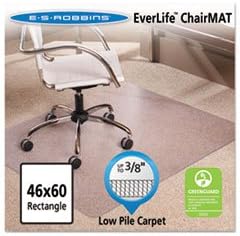 (3 Pack Value Bundle) ESR128371 46x60 Rectangle Chair Mat, Multi-Task Series AnchorBar for Carpet up to 3/8"