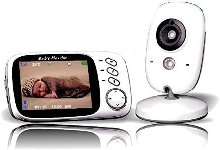 BW New 3.2 inch Wireless Digital Baby Monitor Camera Audio Video Security Baby Monitor with Night Vision, 2 Way Talk
