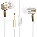 Draco In-Ear Earphones with Remote and Mic for Apple iPhone iPad iPod Samsung Galaxy Android Smartphones and More
