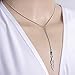 Doinshop Women Chain Pendant Statement Bohemian Turquoise Feather Tassel Necklace