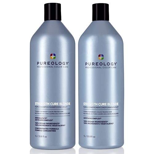 Pureology Strength Cure Blonde Shampoo and Conditioner Duo 1000ml