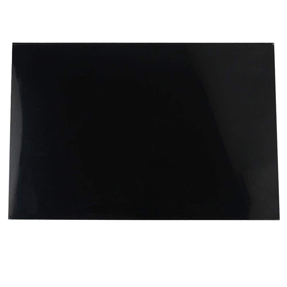 Mr.Power 11.6 x17 Inch Guitar Bass Pickguard Blank Material DIY Sheet Scratch Plate Backplate for Strat Tele Guitar Jazz P Bass (3Ply Black)