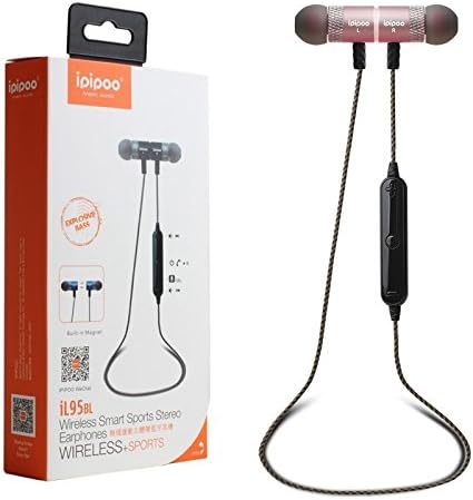 JD Toptrade Bluetooth Headphones in Ear Wireless Earbuds 4.2 Magnetic Sweatproof Stereo Bluetooth Earphones for Sports with Mic