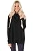 Vivahouse Women's Oversize Cowl Neck Long Sleeve Loose Knit Pullover Sweater Knitwear