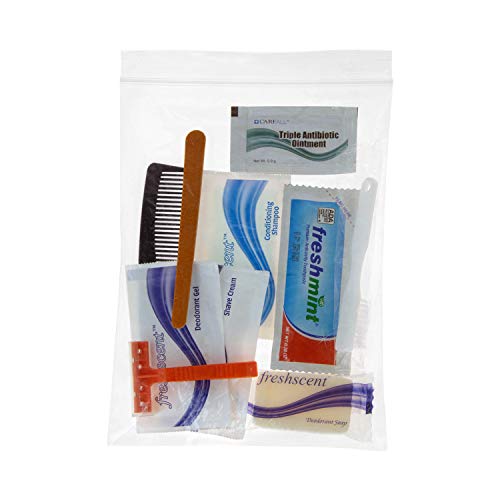 96 Kits - Bulk Case of Wholesale Deluxe 11 Piece Hygiene & Toiletry Kit for Men, Women, Travel, Charity - Image 2