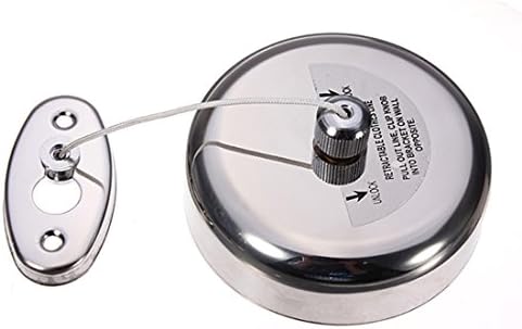 Corner Biz Bath - 2.5m Stainless Steel Retractable Indoor Clothes Line For Home Hotel