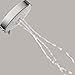 hansgrohe Raindance S Easy Install 6-inch Handheld Shower Head Set Modern 3 Spray BalanceAir, WhirlAir, RainAir Air Infusion with Airpower with QuickClean with Hose and Wallbar in Brushed Nickel, 2.5 GPM, 04266820