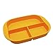 Kinderville® Divided Plate - 100% SILICONE Divided Plate for Kids, Children, Babies, Toddlers, BPA Free, DIVIDED PLATE (Dishwasher Safe)