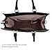 Women's Two Tone Fashion Handbag For Women Top Handle Satchel Bag Padlock Designer Purse With Matching Wristlet