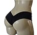 Brazilian Scrunch Micro Lowrise Sexy Ultra Cheeky Booty Shorts (Black)