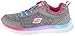 Skechers Kids 81885L Skech Appeal Sneaker,Gray/Pink/Purple,10.5 M US Little Kid