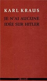 Je n'ai aucune idée sur Hitler