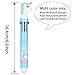 12 Pieces Unicorn Pen Shuttle Pens 10-in-1 Retractable Ballpoint Pen for Office School Supplies Party Gifts
