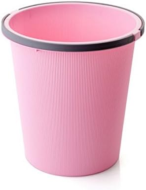 fengg2030shann Portable plastic trash home bathroom large living room kitchen trash basket lid rubbish bin. Garbage baskets Wastebasket trash Rubbish bin trash wastebasket