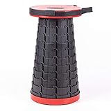 Anytopone Retractable Folding Stools Sturdy Portable Lightweight Plastic Stool, Holds up 330 Lbs, Outdoor Travel Camping Fishing Garden Folding Stool