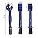 LeBoLike Durable Motorcycle & Bike Chain & Gears Maintenance Cleaning Brush Cleaner Tools - (Blue)