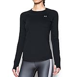Under Armour Women's ColdGear Long Sleeve, Black/Black, Small