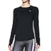 Under Armour Women's ColdGear Long Sleeve, Black/Black, Small
