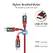 TIEGEM USB Type C 3.1 Gen 2 Cable (100W/10Gbps) USB C to USB-C Cable USB-IF TID Interface Type-C PD Cable E-Marker Power Delivery Wire for MacBook Pro Galaxy S9 S9 Plus OnePlus 6 (Red, 6.6ft)