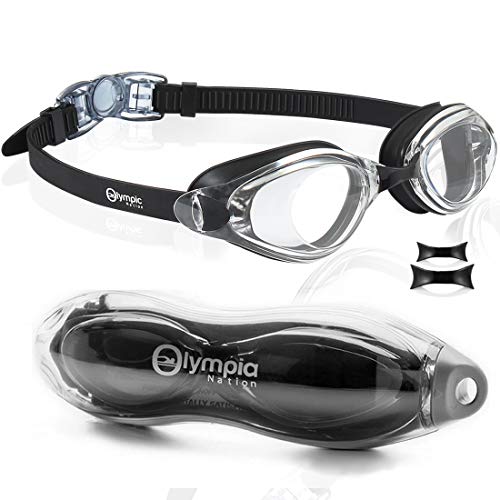Olympia Nation Crystal Clear Comfortable Swimming Goggles with AntiFog