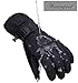 Verabella Men's Thinsulate Insulation Touchscreen Snow Ski Gloves w/Zipper Pocket