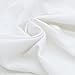iNee Natural Linen Fabric for Needle Embroidery, Embroidery Fabric Linen 20 x 62 inches,(Pure White)