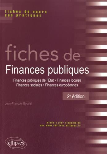 Fiches de finances publiques