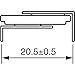 Panasonic VL2020, - (Horizontal Mount) - VL-2020/HFN Lithium Battery Rechargeable (Secondary), VL 2020 3V 20mAh Coin, 20.0mm