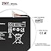 ZTHY NP03XL New Laptop Battery for HP Pavilion X360 13-A010DX Envy 15-U010DX 15-U337CL 15-U050CA HSTNN-LB6L TPN-Q146 TPN-Q147 TPN-Q148 TPN-Q149 761230-005 760944-421 43Wh 11.4V