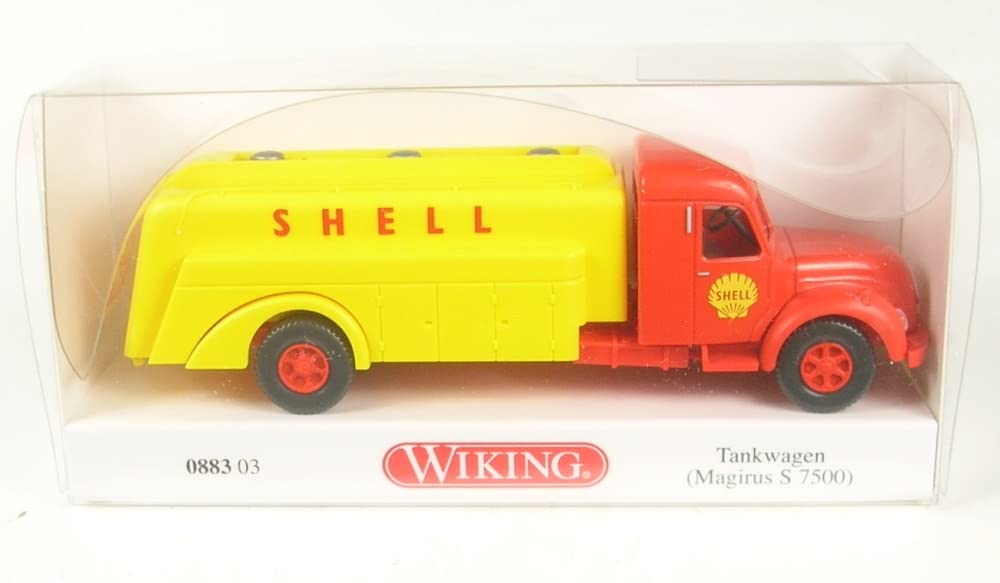 Wiking 088303 H0 Magirus Deutz Tank Truck S 7500 Shell Spur HO 1:87