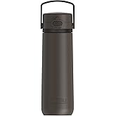 THERMOS ALTA SERIES Stainless Steel Direct Drink Bottle, 16 Ounce, Espresso Black